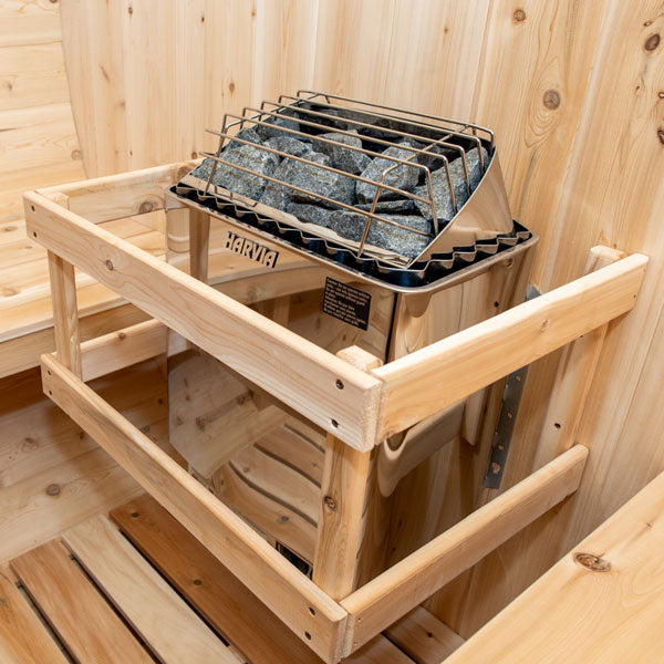 LeisureCraft CT Tranquility Barrel Sauna – Spacious 6–8 Person Outdoor Retreat