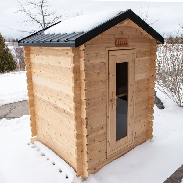 LeisureCraft CT Granby Cabin Sauna – Cozy Canadian Cabin Retreat