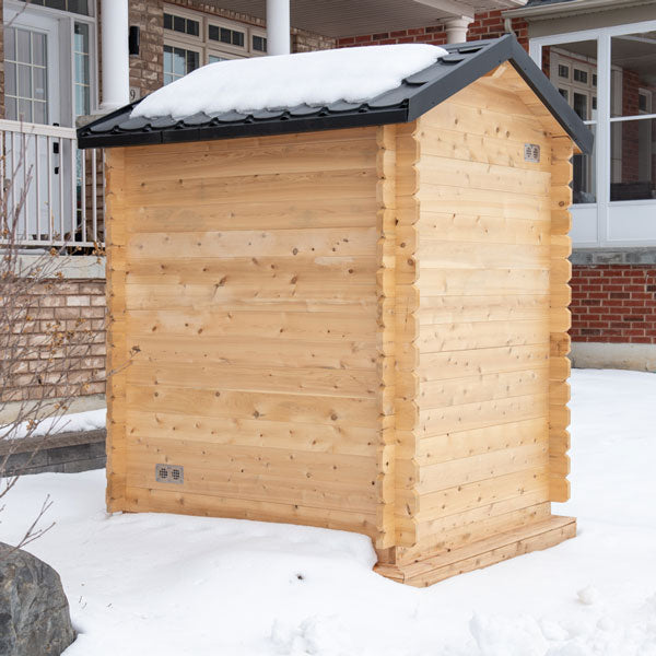 LeisureCraft CT Granby Cabin Sauna – Cozy Canadian Cabin Retreat