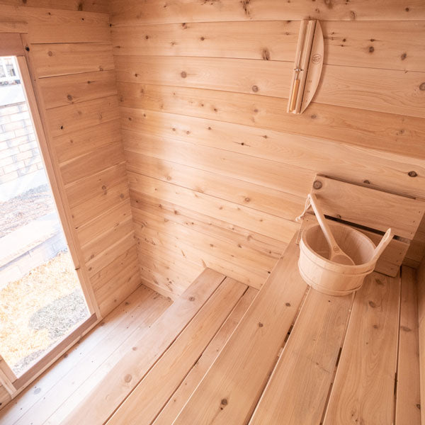 LeisureCraft CT Granby Cabin Sauna – Cozy Canadian Cabin Retreat