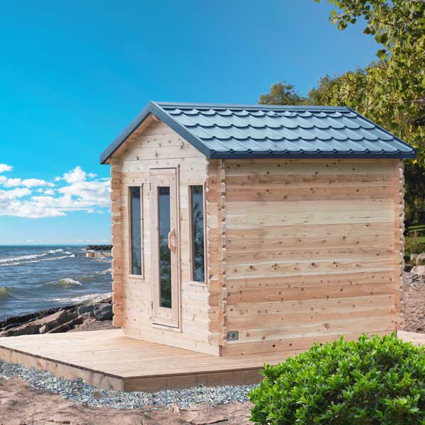 Leisurecraft CT Georgian Cabin Sauna – Canadian Cedar 2–6 Person Cabin