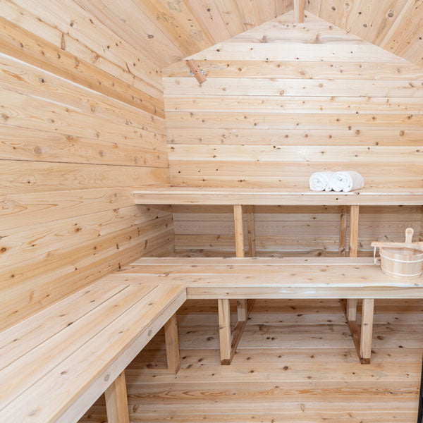 Leisurecraft CT Georgian Cabin Sauna – Canadian Cedar 2–6 Person Cabin
