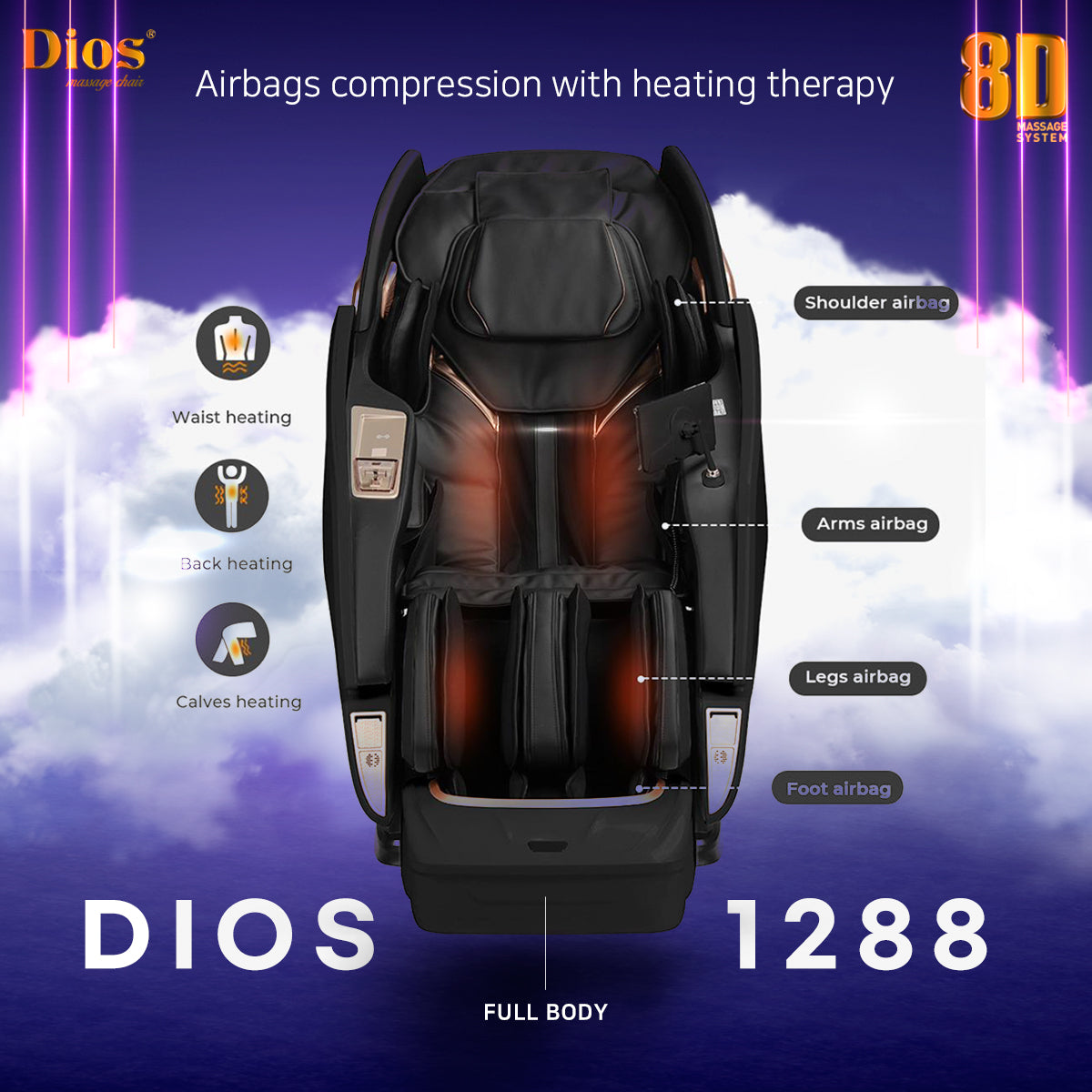 Kahuna DIOS 1288 Massage Chair