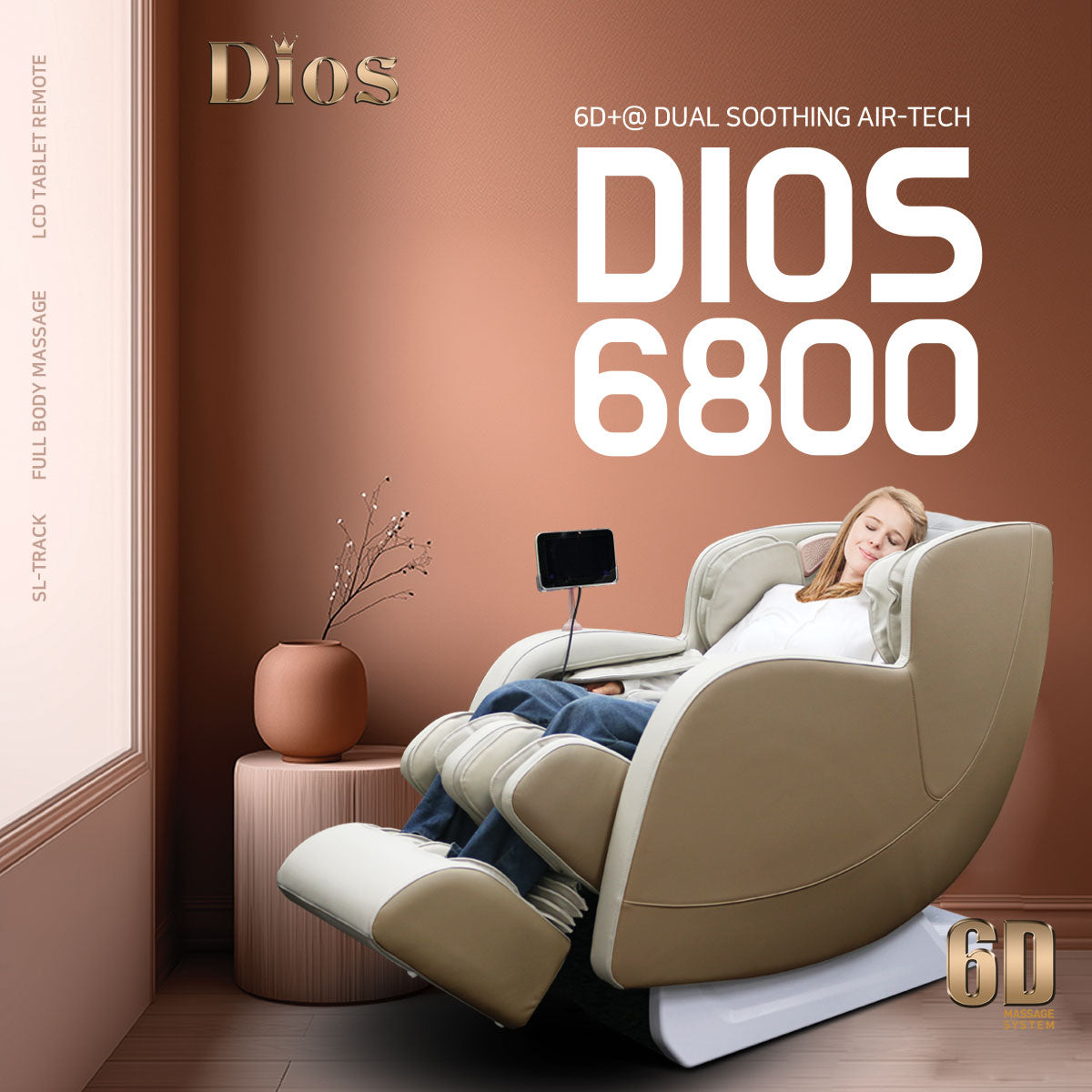 Kahuna Dios 6800 6D AI Luxury Home Spa Massage Chair