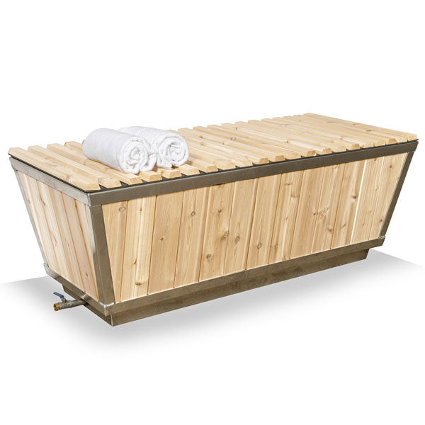 LeisureCraft Polar Cold Plunge Tub – Deluxe Cedar Wellness Barrel